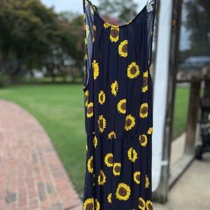 Flowy Sunflower Dress